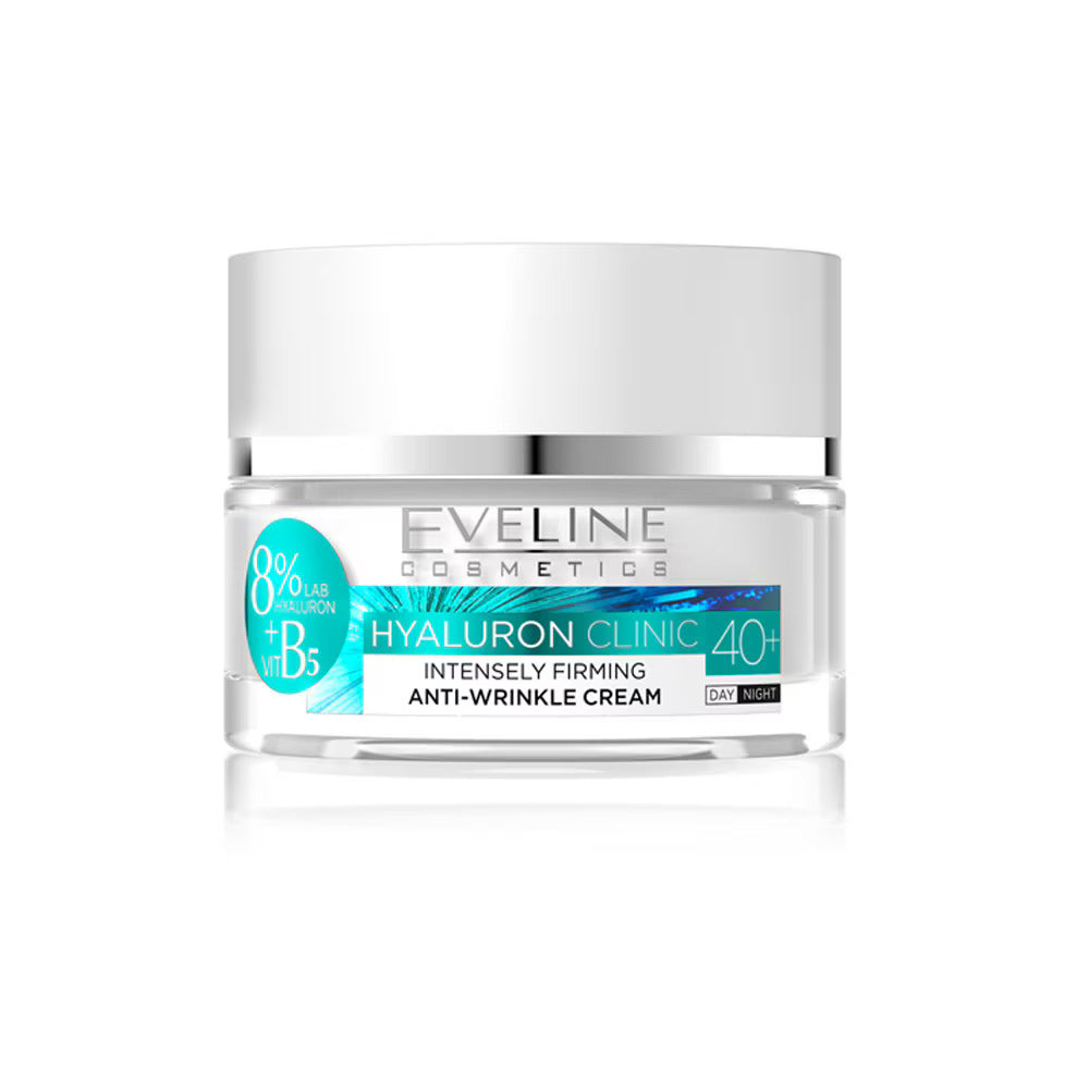 Eveline Cosmetics, Hyaluron Clinic 40+, Anti-Wrinkle, Day & Night, Cream, For Face, 50 ml - Feel You