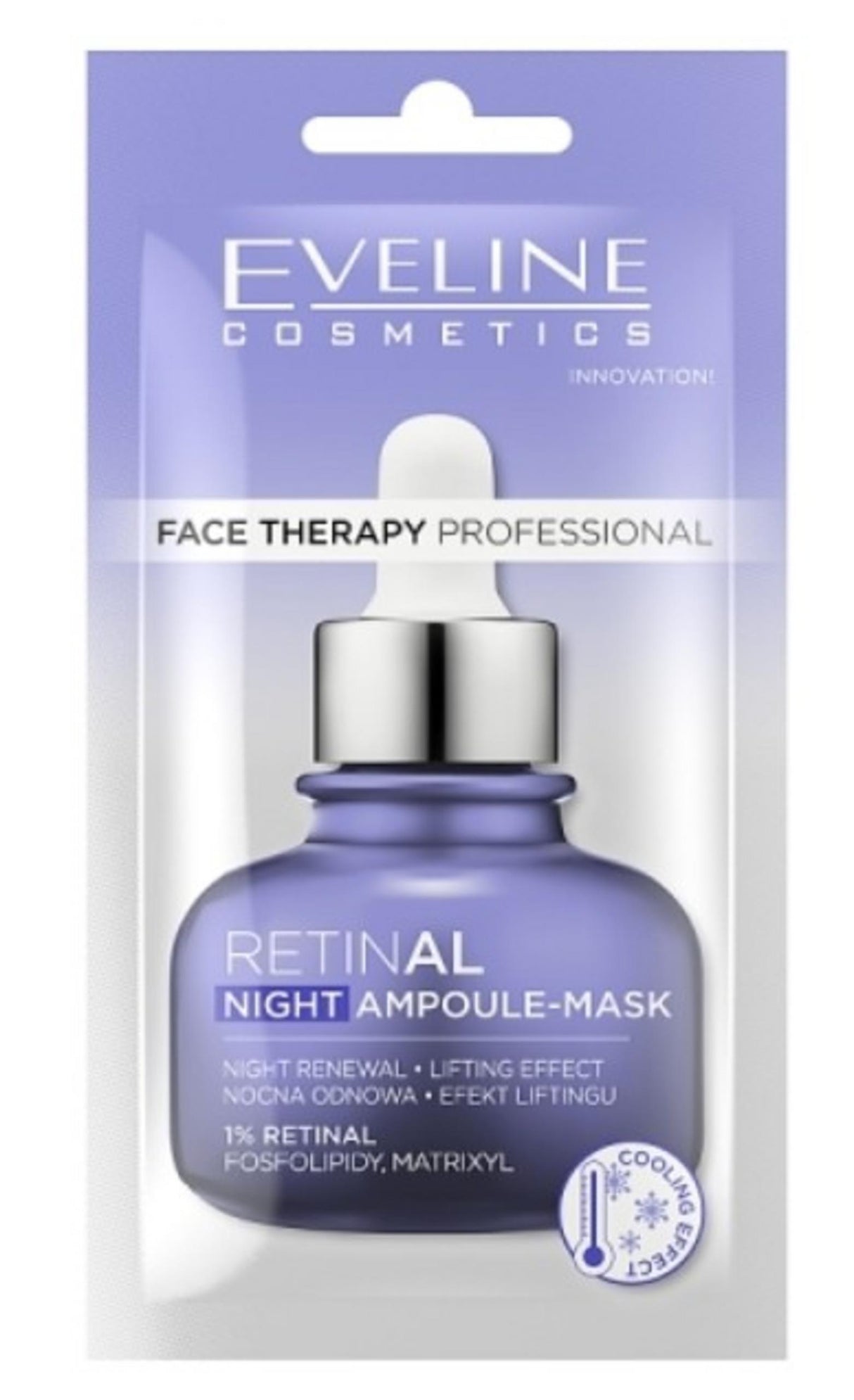 Eveline Cosmetics, Therapy Professional, Retinal, Lifting, Night Sleeping Mask, 8 ml - Feel You