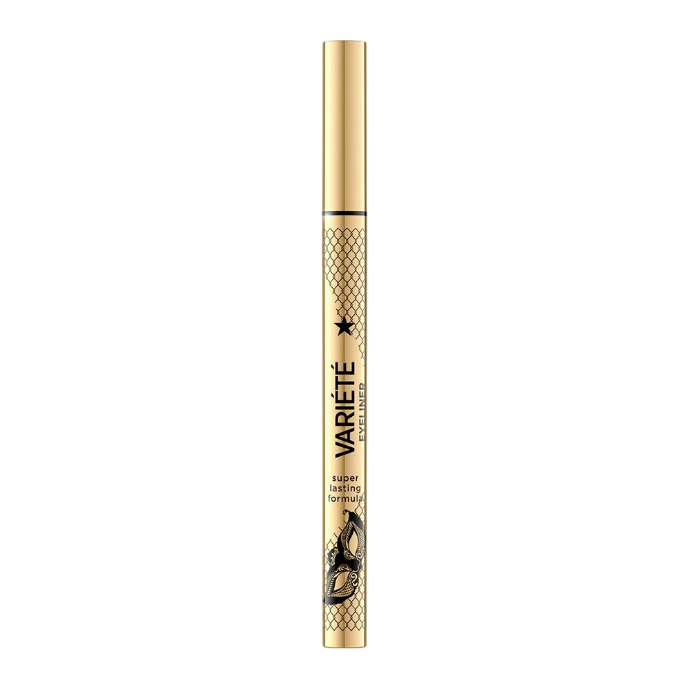 Eveline Cosmetics, Variete, Waterproof, Pencil, Intense, Liquid Eyeliner, Ultra Black, 4 ml - Feel You