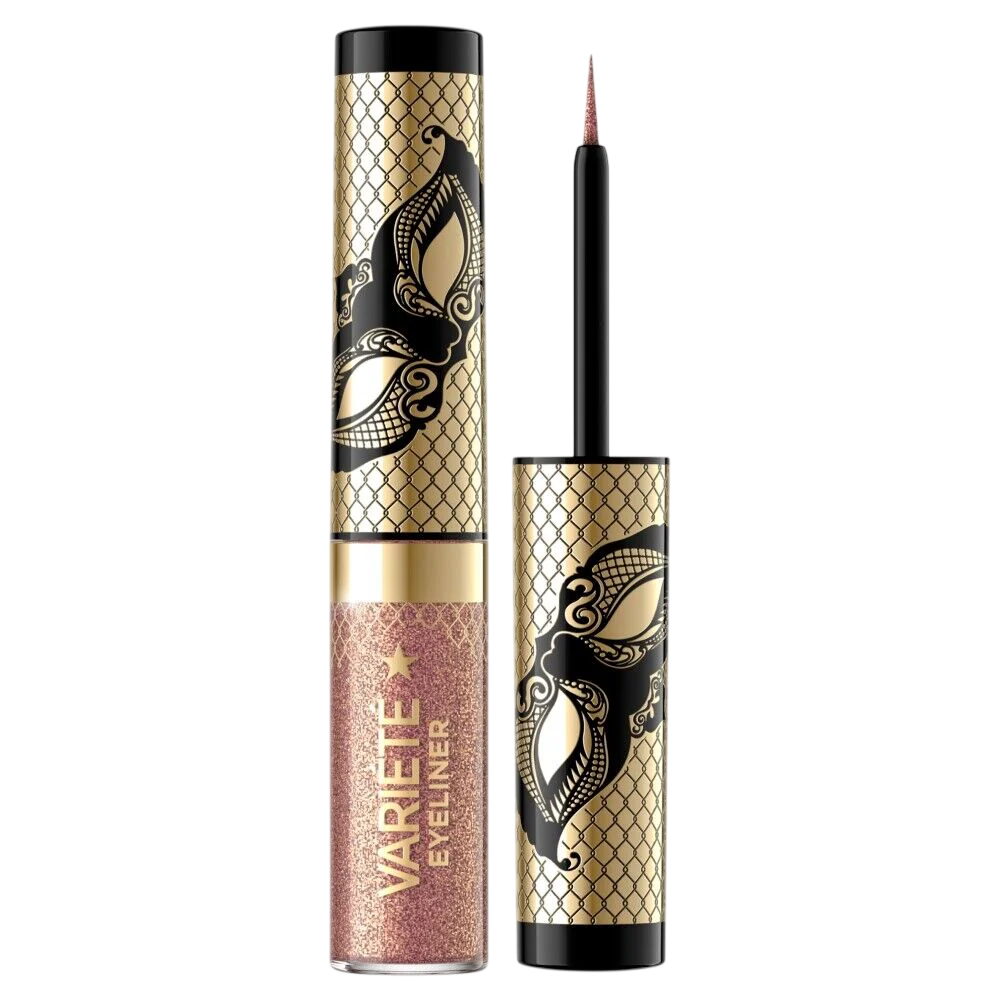 Eveline Cosmetics, Variete, Waterproof, Shiny, Liquid Eyeliner, 01, Sparkle Gold, 4 ml - Feel You