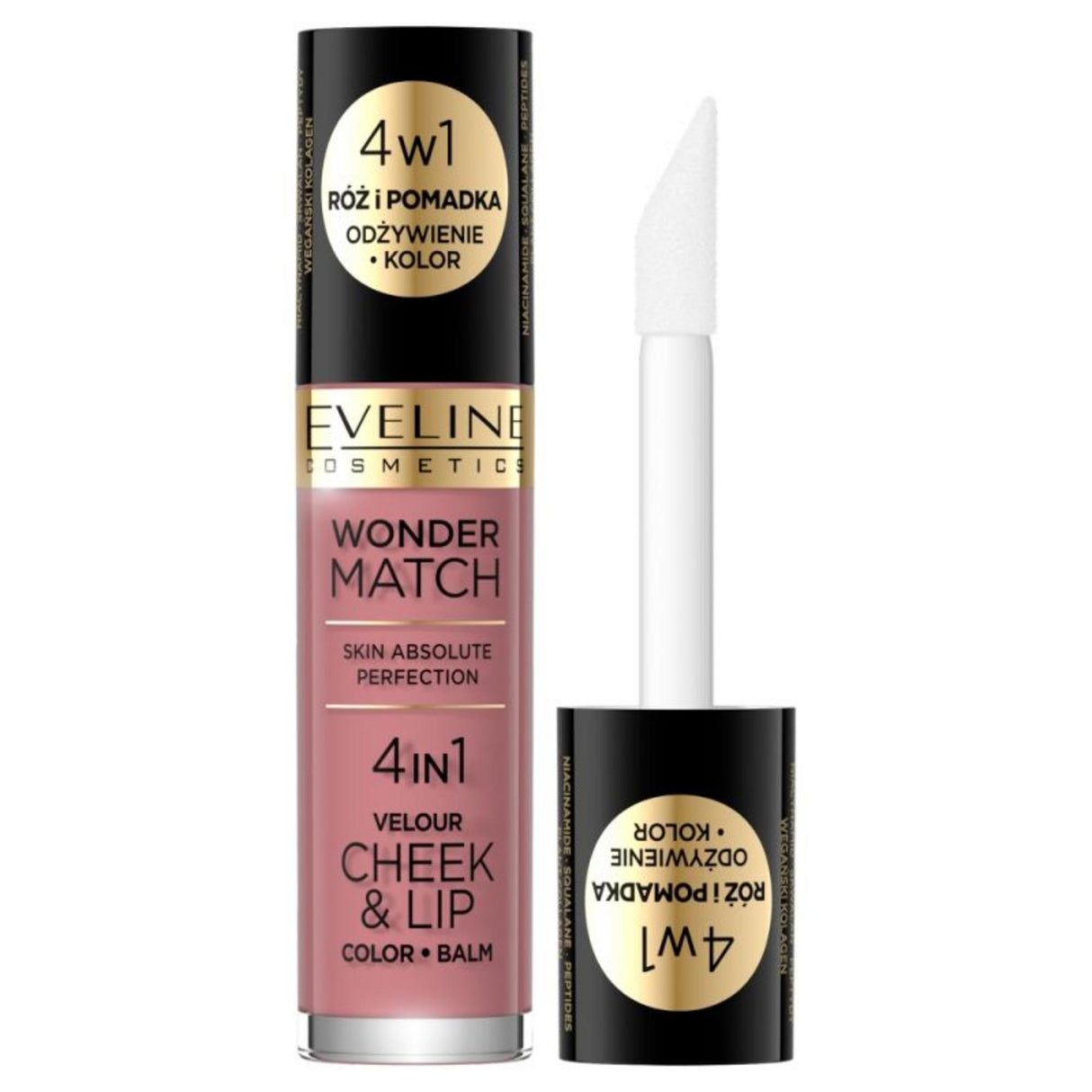 Eveline Cosmetics, Wonder Match 4in1, Lip & Cheek Balm 2-In-1, 02, 4.5 ml - Feel You
