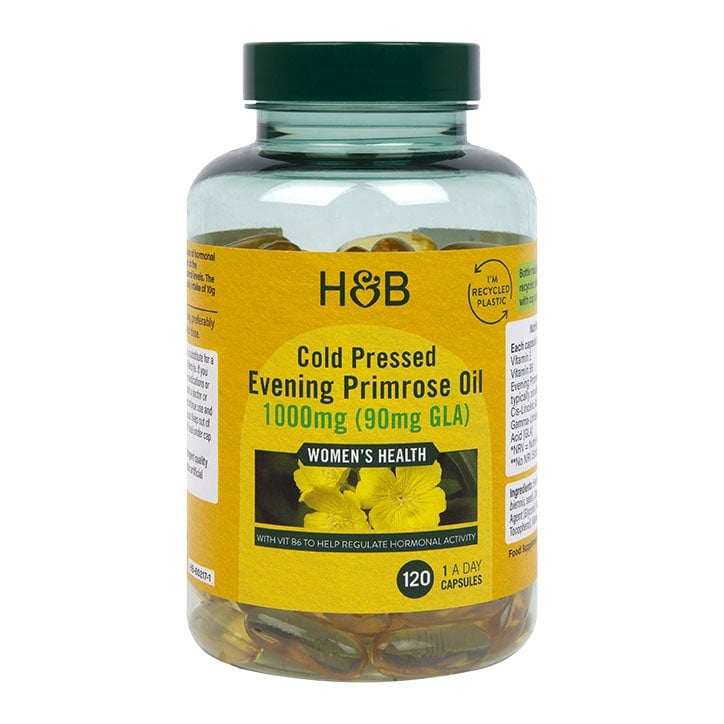 Масло от вечерна иглика (Evening Primrose Oil) 1000мг 120 капсули, H&B - Feel You