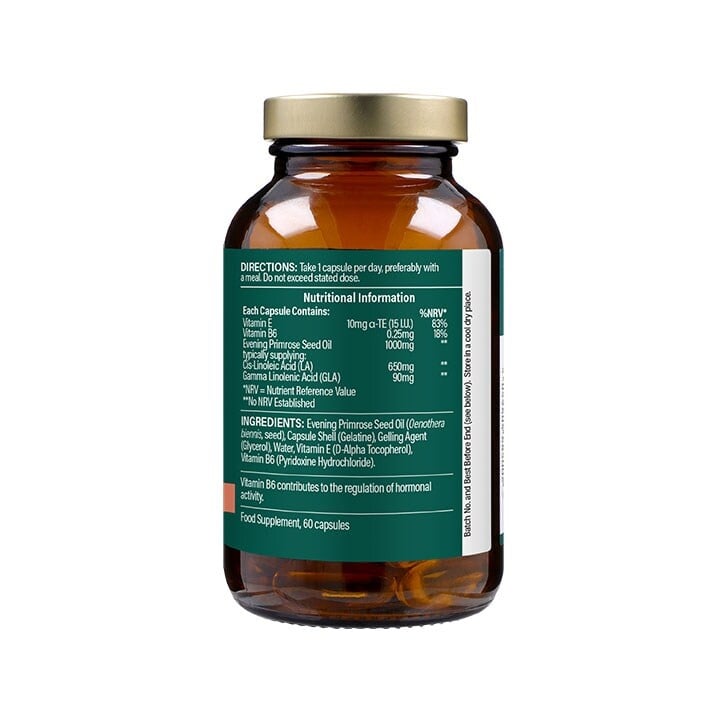 Масло от вечерна иглика (Evening Primrose Oil) 1500мг 60 капсули, H&B - Feel You