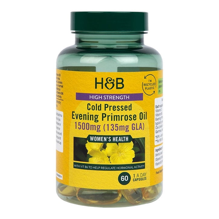 Масло от вечерна иглика (Evening Primrose Oil) 1500мг 60 капсули, H&B - Feel You