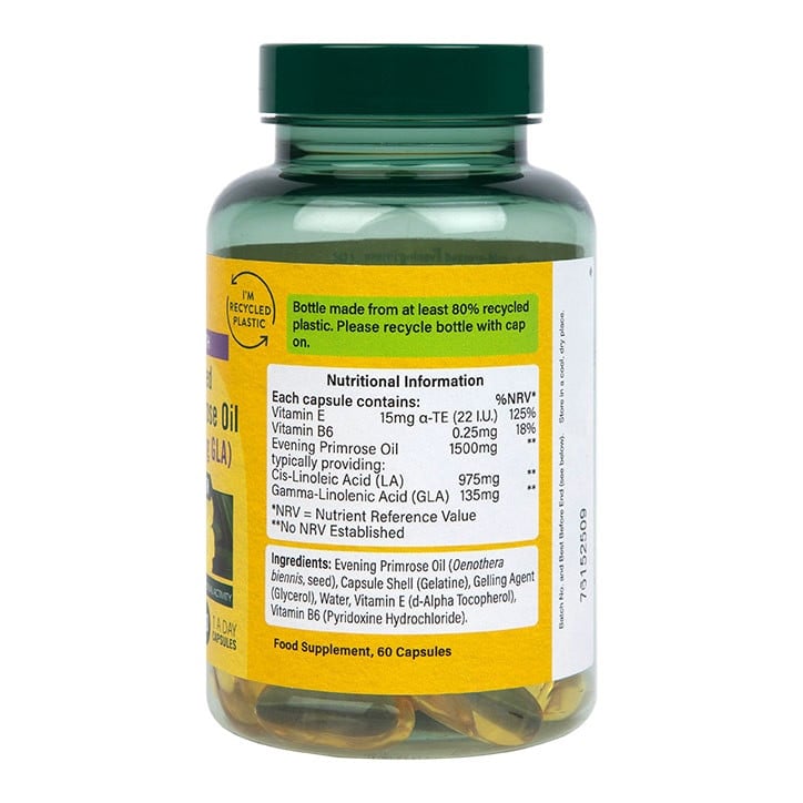 Масло от вечерна иглика (Evening Primrose Oil) 1500мг 60 капсули, H&B - Feel You