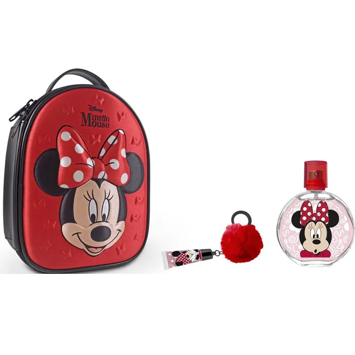FRAGRANCES FOR CHILDREN - Minnie Dárková sada EDT 100 ml, lesk na rty s přívěskem a pouzdro na zip - 100ml - Feel You