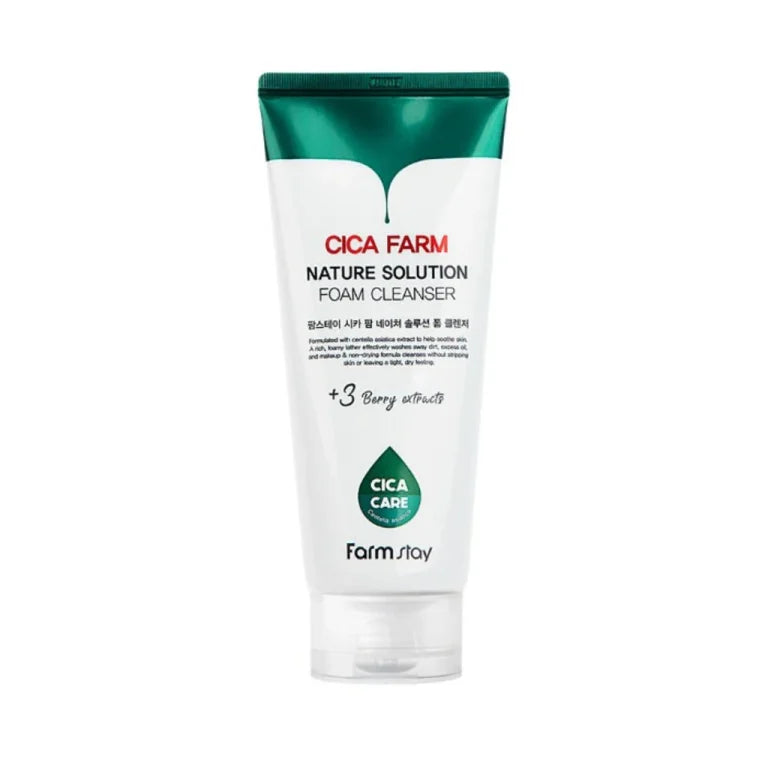 Farmstay - Cica Farm Acne Foam Cleanser - 180ml - Feel You
