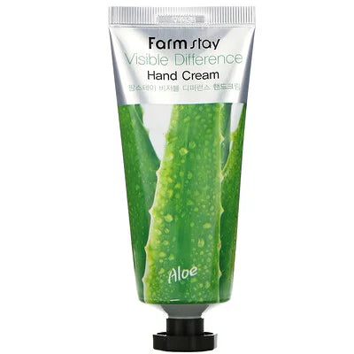 Farmstay - Visible Difference Hand Cream with Aloe Vera 100ml - Feel You