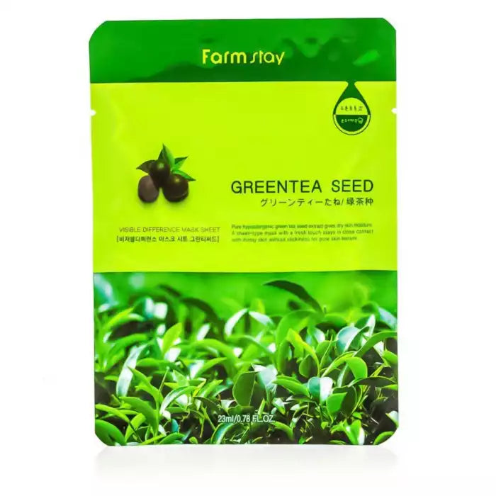 Farmstay - Visible Difference Mask Pack Green Tea Seed 23ml - Feel You