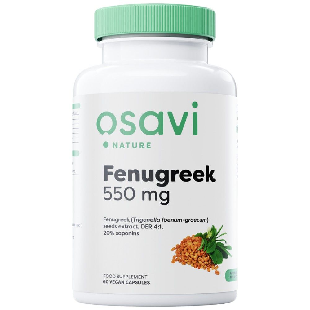 Fenugreek 550 mg - 60 капсули - Feel You