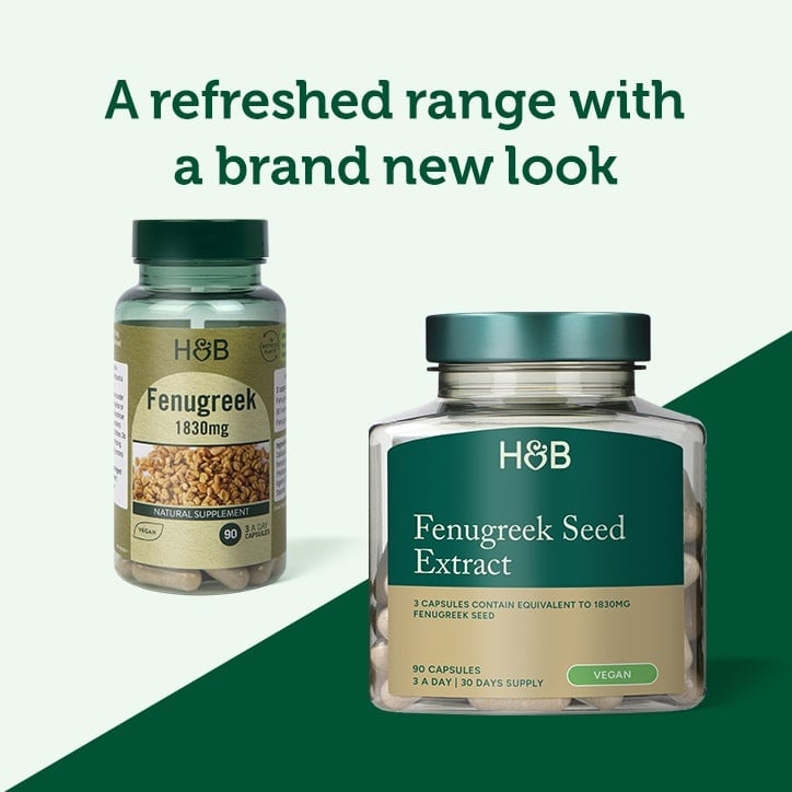 Сминдух (Fenugreek) (семена) 610 mg 90 капсули, H&B - Feel You