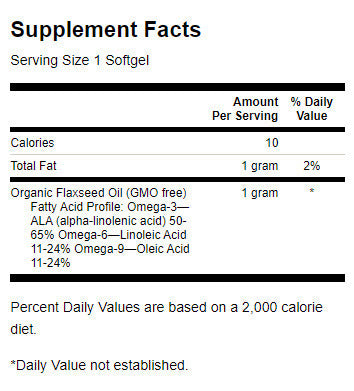 Flaxseed Oil 1000 mg - 100 Гел капсули - Feel You