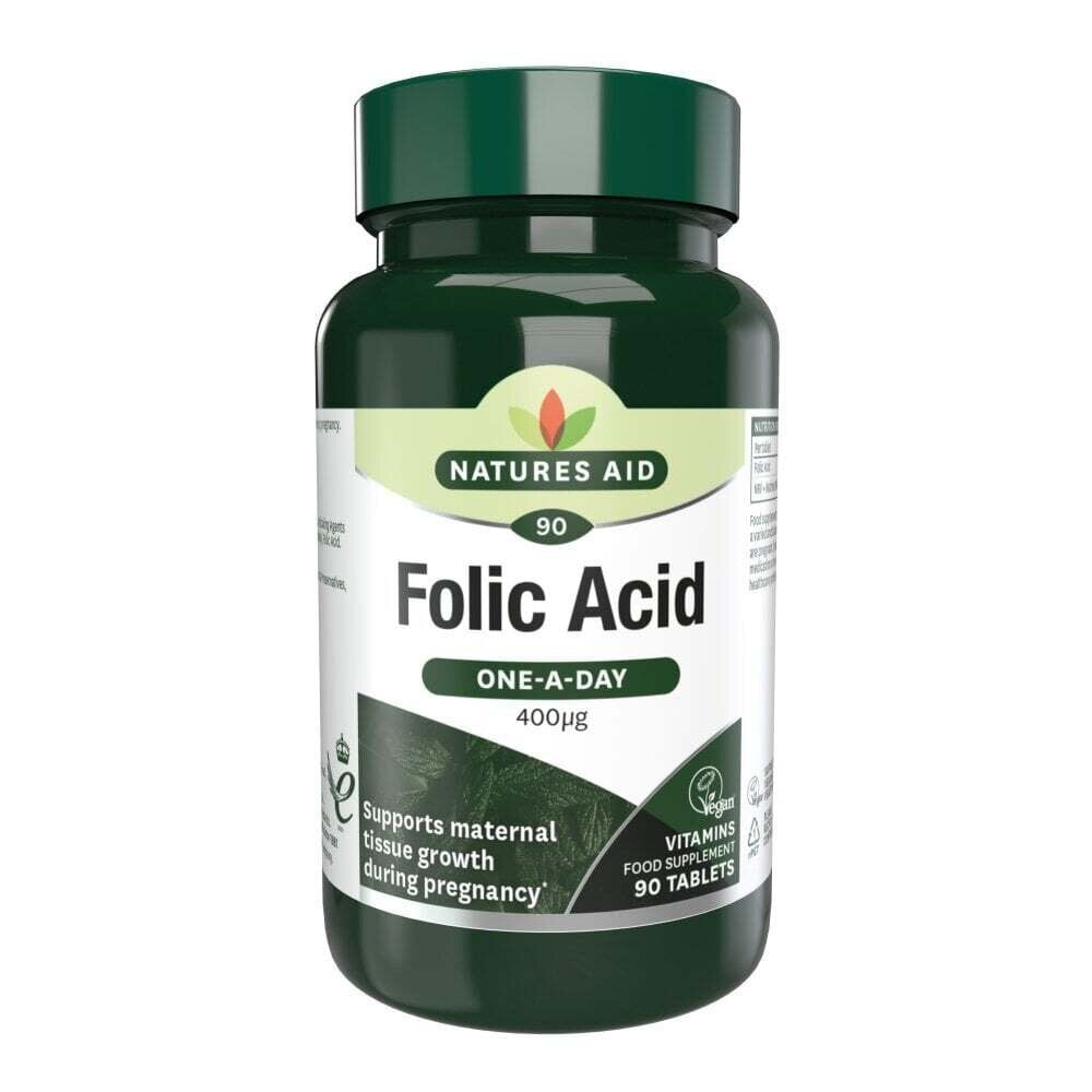 Фолиева киселина (Folic Acid) 400mcg 90 таблетки - Feel You