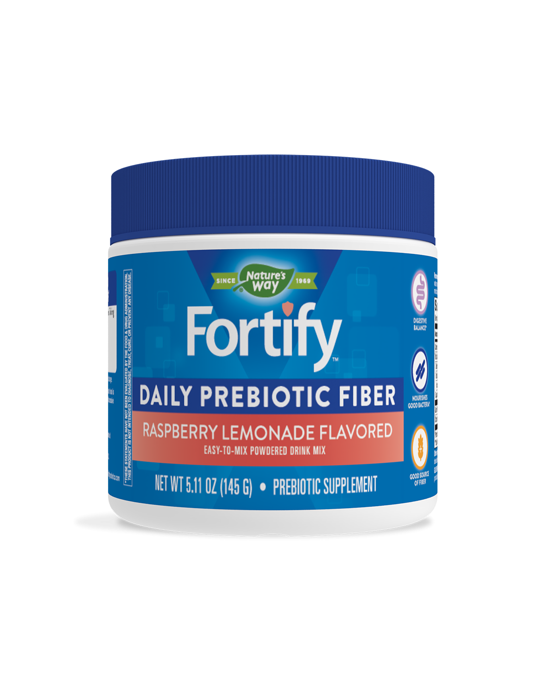 Fortify™ Daily Prebiotic Fiber - Фортифай пребиотични фибри - 145 g Nature’s Way - Feel You