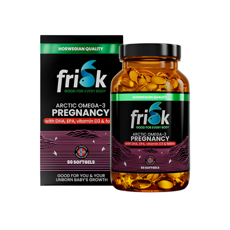Arctic Pregnancy – Омега-3 при Бременни – 100% Дива Треска от Норвегия – 80 Капсули - Feel You