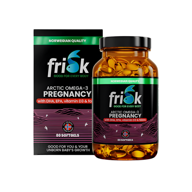 Arctic Pregnancy – Омега-3 при Бременни – 100% Дива Треска от Норвегия – 80 Капсули - Feel You