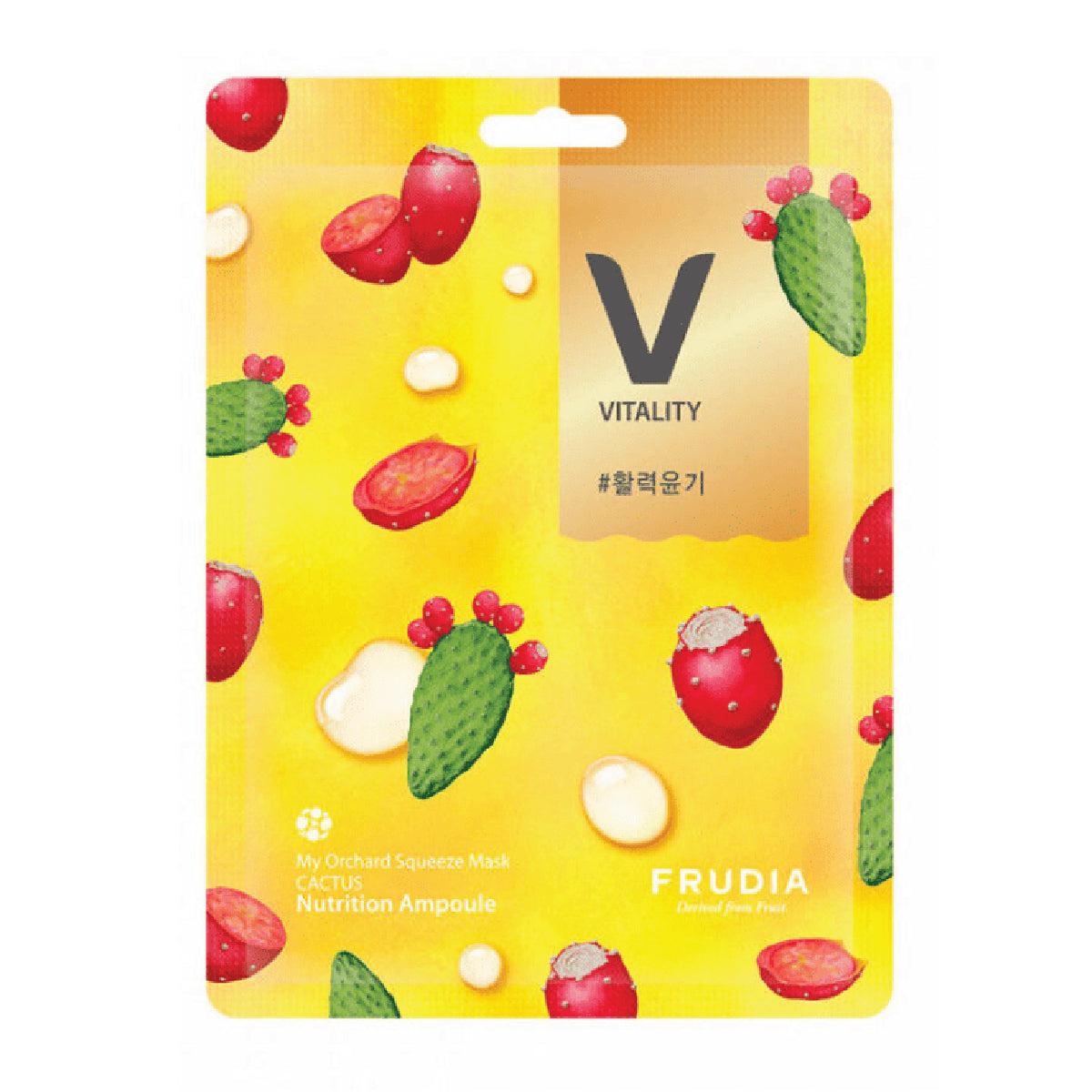 Frudia, My Orchard, Cactus, Nutritive, Sheet Mask, For Face, 20 ml - Feel You