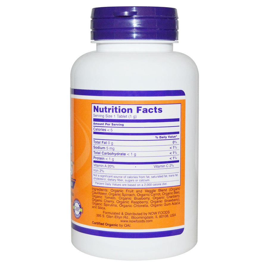 Fruit & Greens (Organic) - 120 Таблетки - Feel You