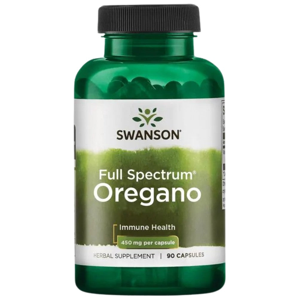 Full Spectrum Oregano 450 mg 90 капсули - Feel You