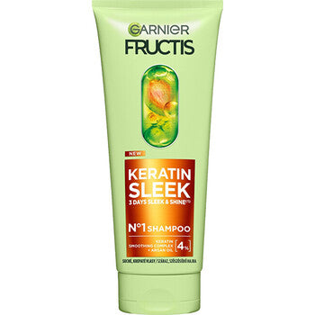 GARNIER - Fructis Keratin Sleek Shampoo - dry and frizzy hair - 200ml
