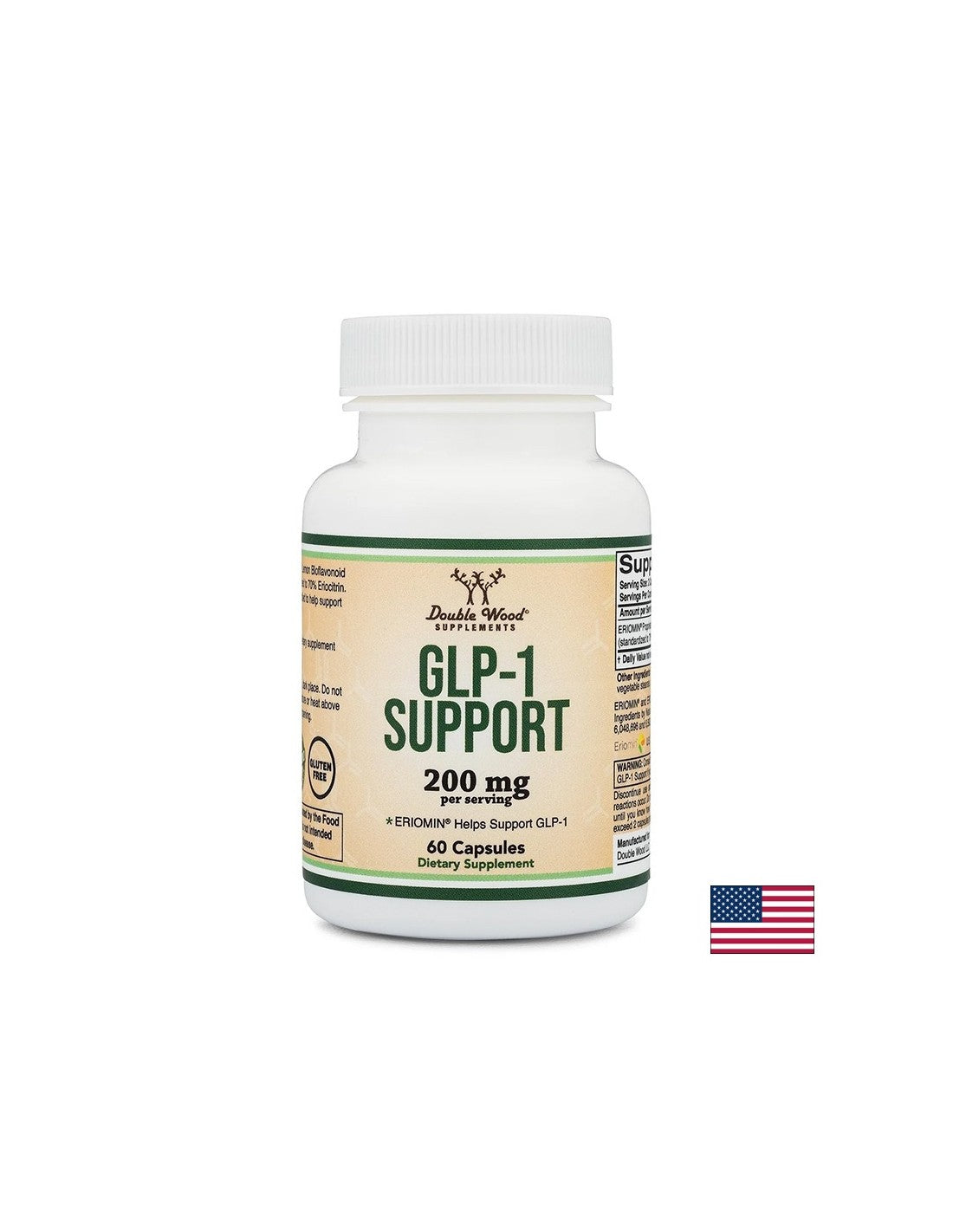 GLP-1 Support – контрол на апетита и кръвната захар, ERIOMIN®, 200 mg, 60 капсули - Feel You