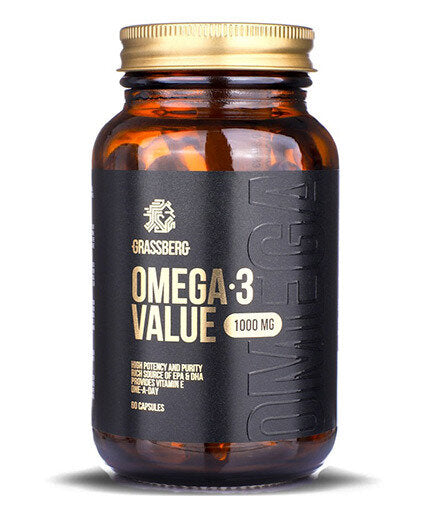 GRASSBERG Omega-3 Value 1000 mg 60 Caps - Feel You