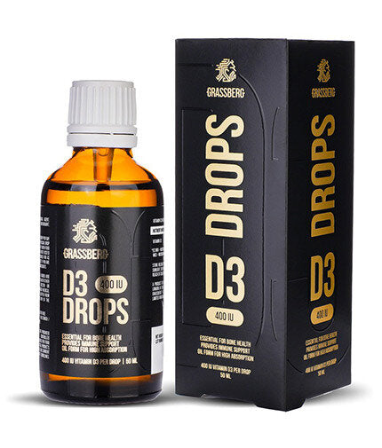 GRASSBERG Vitamin D3 Drops 400 IU 50 ml - Feel You