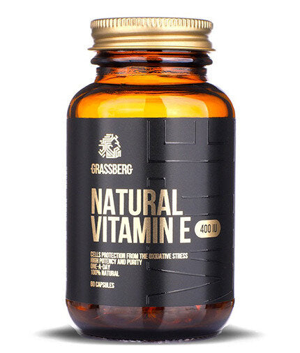 GRASSBERG Vitamin E 400 IU Natural 60 Caps - Feel You