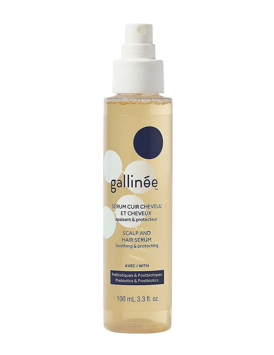 Gallinee, Hair Care, Prebiotics & Postbiotics, Hair Serum, Soothing, 100 ml - Feel You