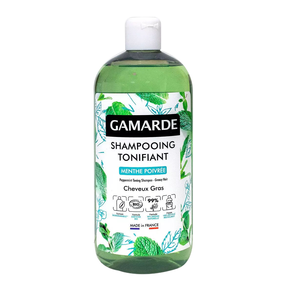 Gamarde, Bio, Mint, Hair Shampoo, Toning, 500 ml - Feel You