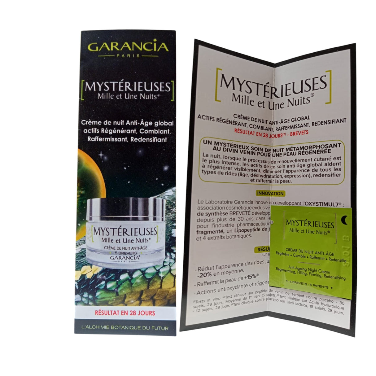 Garancia, Mysterieuses Mille et Une Nuits, Anti-Ageing, Night, Cream, For Face, 1 ml *Sample - Feel You