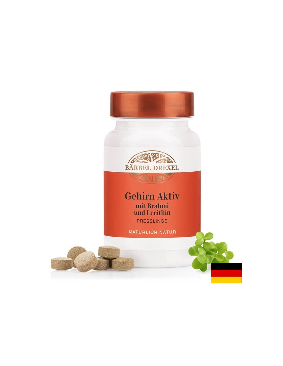 Gehirn Aktiv mit Brahmi und Lecithin / За памет и концентрация, 90 таблетки Bärbel Drexel - Feel You