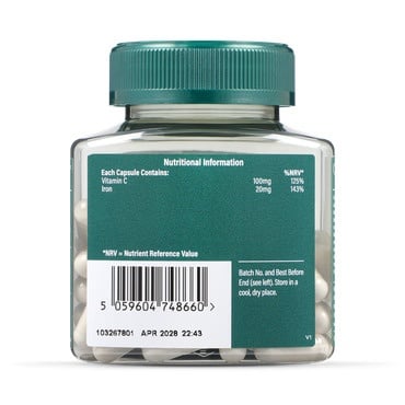 Нежно желязо (Gentle Iron) 20mg 90 капсули, H&B - Feel You