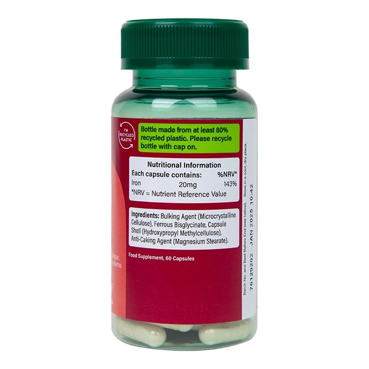 Нежно желязо (Gentle Iron) 20mg 90 капсули, H&B - Feel You