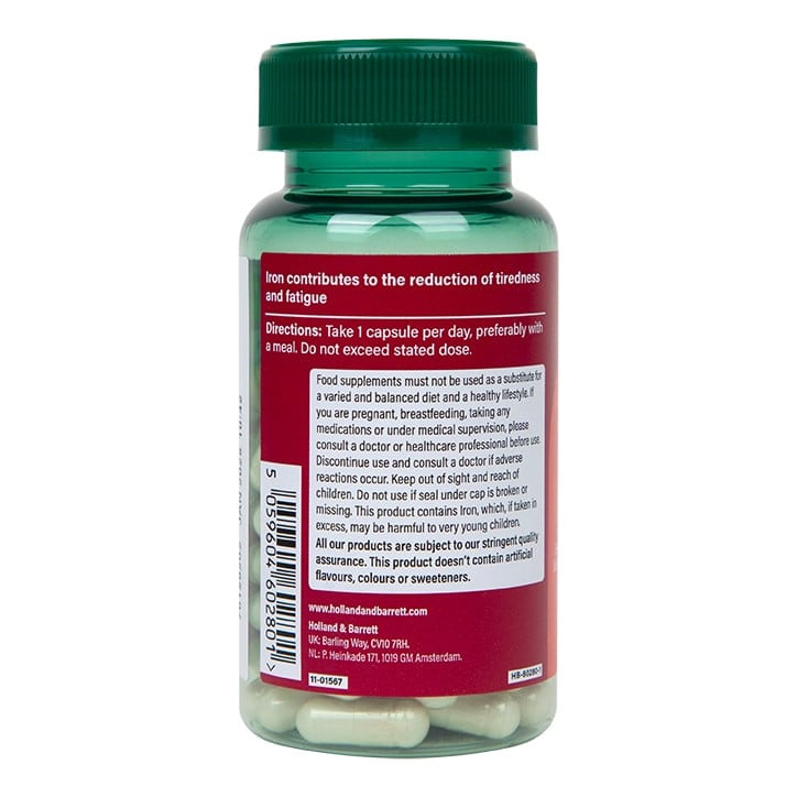 Нежно желязо (Gentle Iron) 20mg 90 капсули, H&B - Feel You