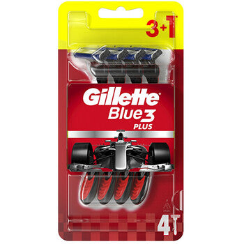 Gillette - Gillette Blue3 Plus 3+1 pcs - disposable razors - Feel You