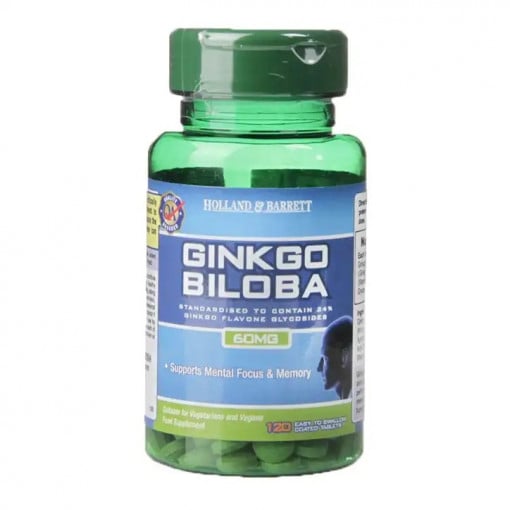 Гинко билоба (Ginkgo Biloba) 60мг 120 таблетки, H&B - Feel You