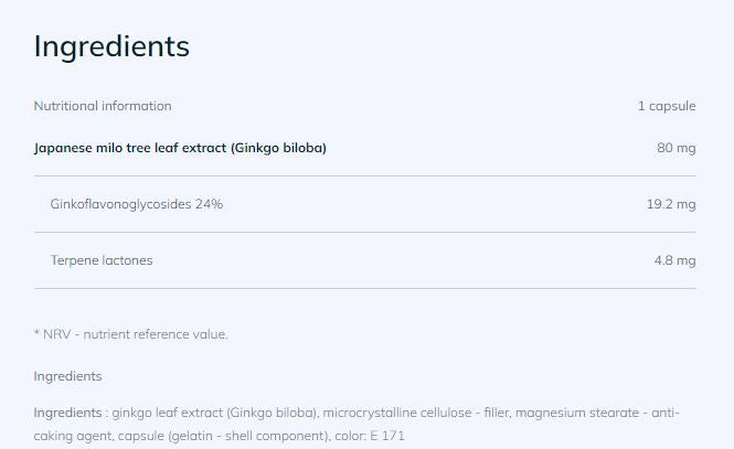 Ginkoflav Forte / 60 Caps - Feel You
