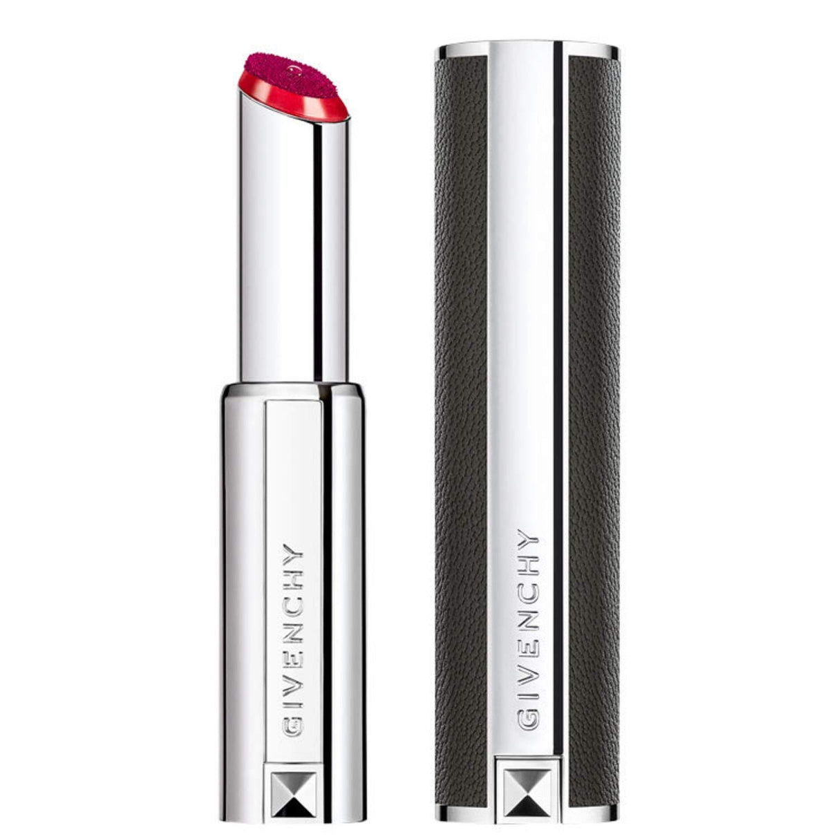 Givenchy, Le Rouge Sheer, Matte, Cream Lipstick, 411, Framboise, Refillable, 3.4 g - Feel You