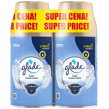 Glade - Pure Clean Linen Duo - Sada náplní do osvěžovače vzduchu - 269ml - Feel You