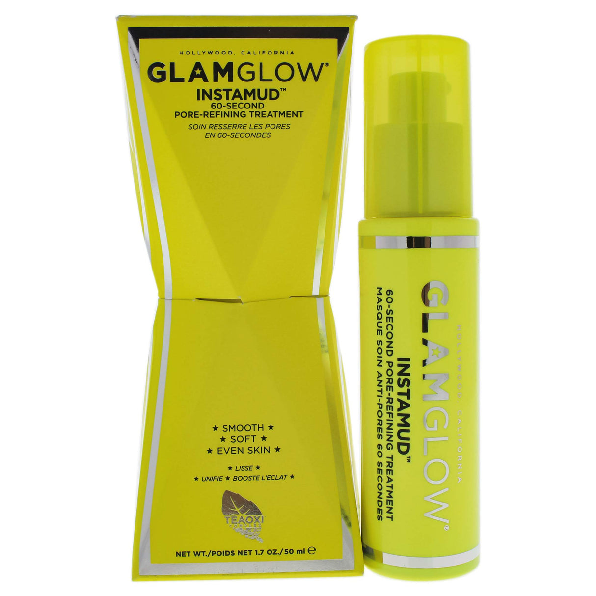 GlamGlow, Instamud, Brightening, Day, Cream Mask, For Face, 50 g *Tester - Feel You