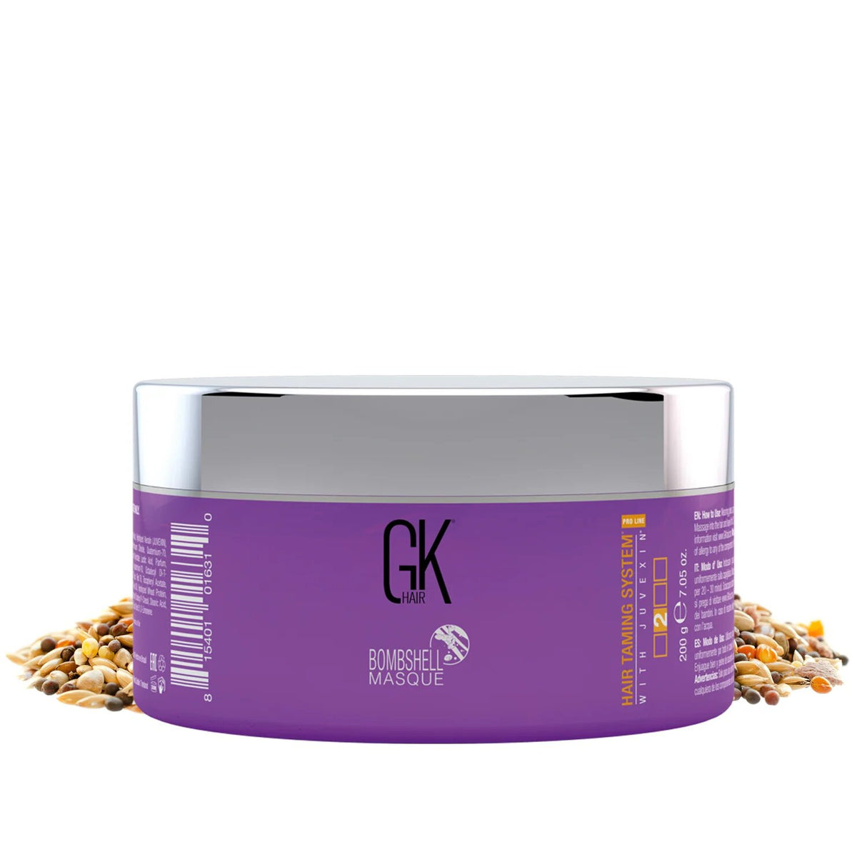 Global Keratin, Bombshell, Hair Colouring Cream Mask, Colouring, Ultra Blonde, 200 g - Feel You