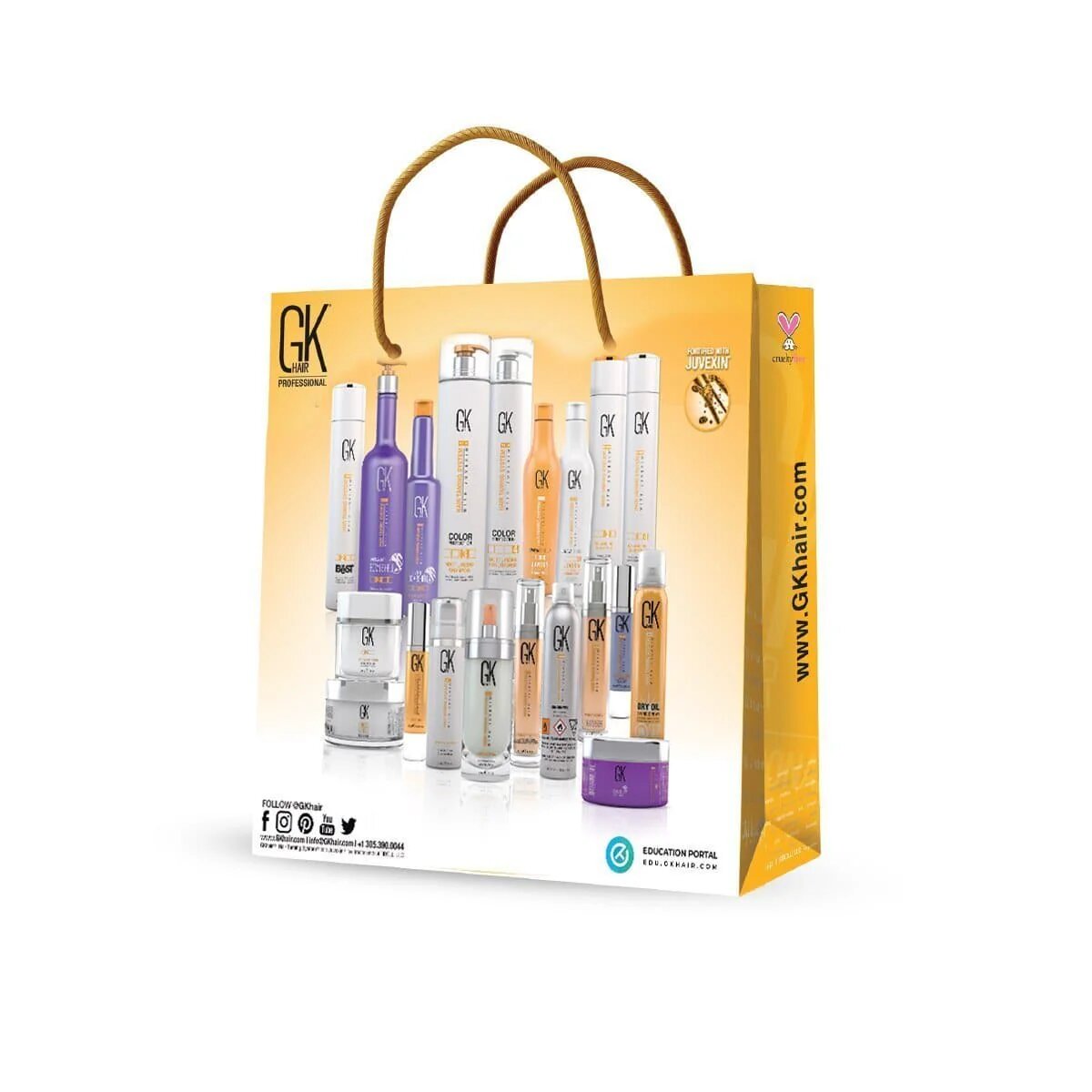 Global Keratin, Global Keratin, GWP Cardboard Bag, Large - Feel You