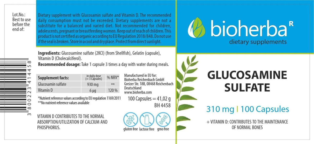 Glucosamine Sulfate 300 mg - 100 капсули - Feel You