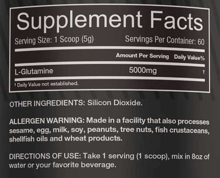 Glutamine Powder | Unflavored 300 грама - Feel You