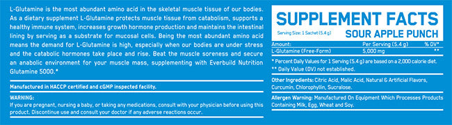 Glutamine Sachet - 0.005 kg - Feel You