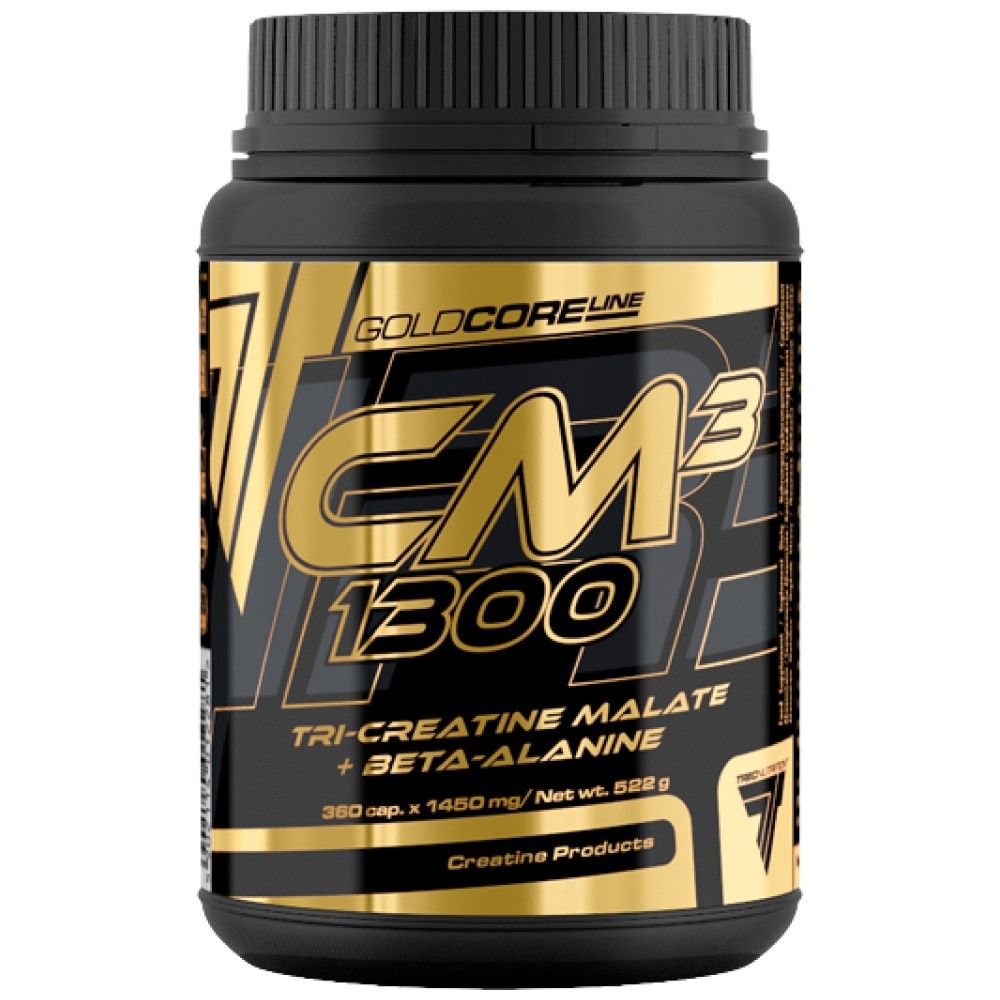 Gold Core CM3 1300 | Tri-Creatine Malate Caps - 90 капсули - Feel You