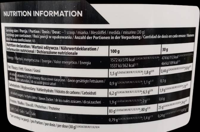 Gold Iso Whey | Whey Protein Isolate - 2000 грама - Feel You