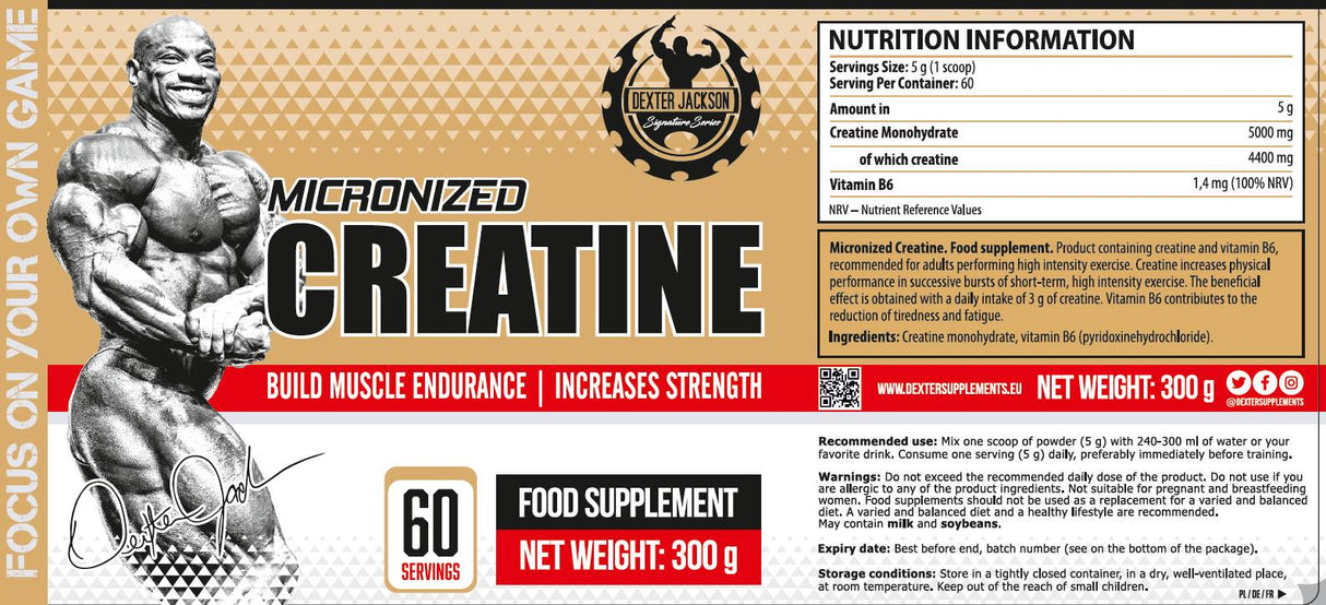 Gold Series | Micronized Creatine - 300 грама - Feel You
