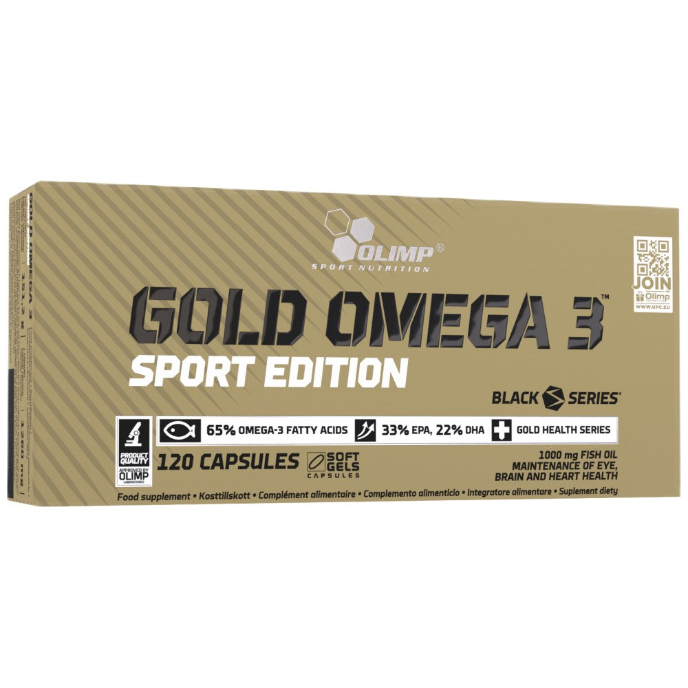 Omega 3 GOLD Sport Edition - 120 Гел капсули - Feel You